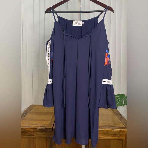REVOLVE Ulla Dress in Navy VAVA by Joy Han Color:Navy Size: S Brand New. NWOT - Picture 2 of 14